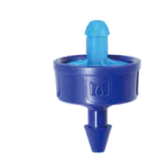 Dripper Emitter no Drain Pressure Compensating (PCND) 2 L/hr Blue/Blue (Code:0087-www.vikon.in)